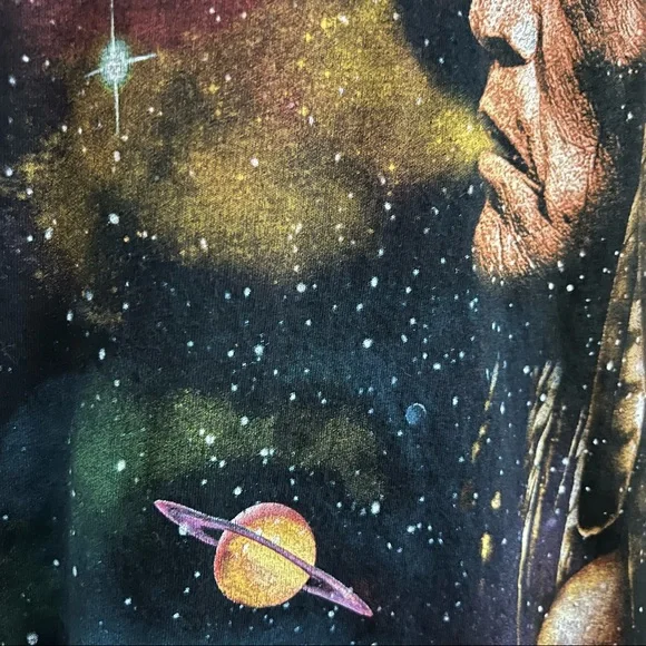 Fruit of the Loom Honduras Y2K Native American Chief Galaxy Space Size XXL - Picture 5 of 14